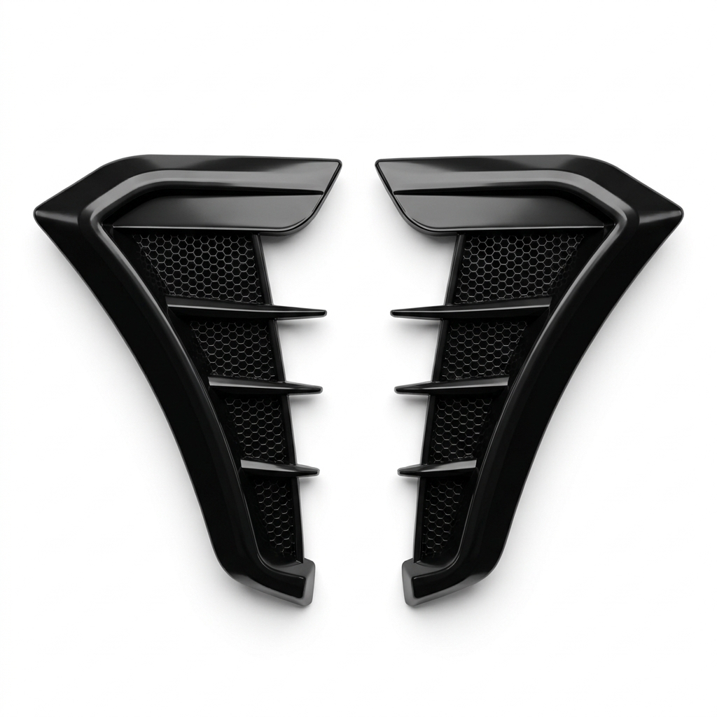 Universal car side fender air vent - 9