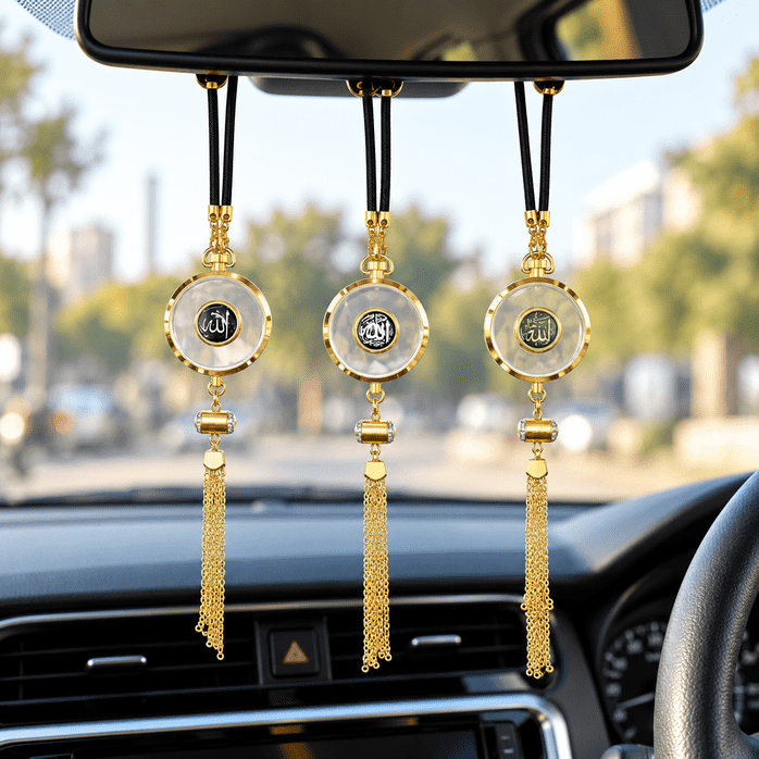 Islamic Car Hanging Pendant with Perfume